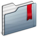 Favorites Folder graphite icon